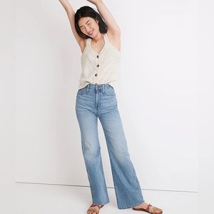 Madewel 11” High Rise Flare Jeans. Sz. 26 Cornell Wash